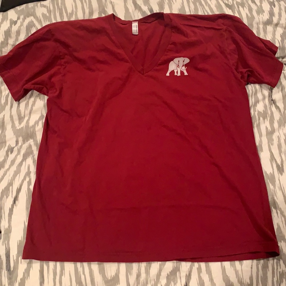 University of Alabama Red T-Shirt w/Elephant